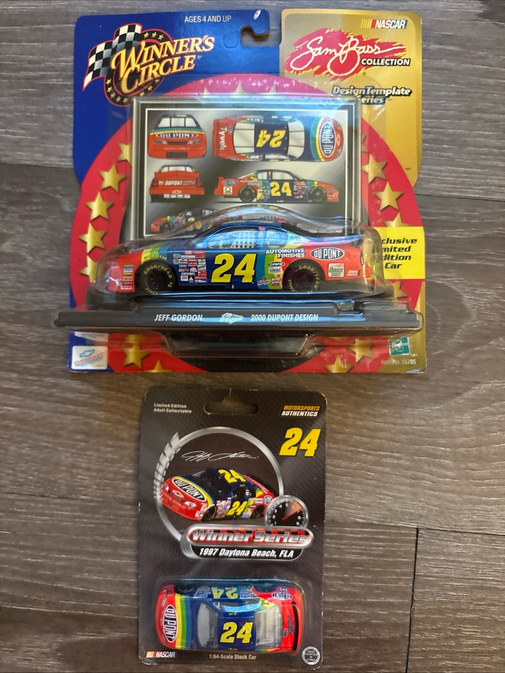 Winner's Circle NASCAR Sam Bass Jeff Gordon #24 Chevrolet Dupont & Extra Car Lot